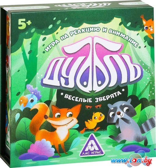 Настольная игра Лас Играс Дуббль. Веселые зверята 4622683 в Могилёве