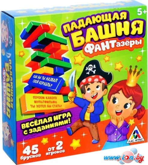 Настольная игра Лас Играс Падающая башня. Фантазеры 3440817 в Бресте