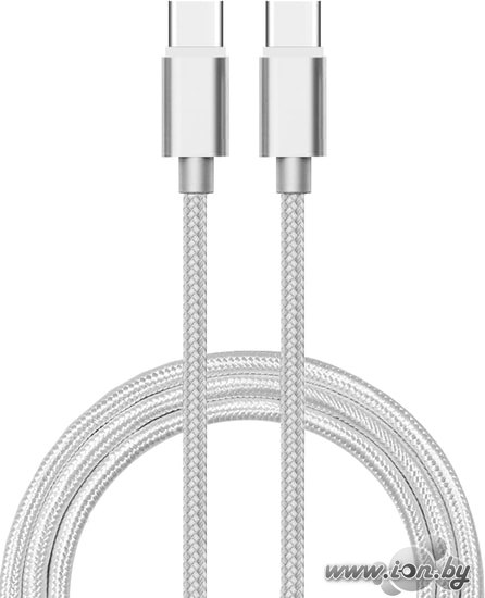 Кабель Atom USB Type-C 3.1 - USB Type-C 3.1 (1 м, серебристый) в Минске