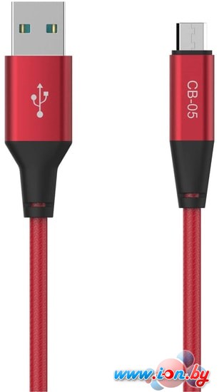 Кабель Celebrat CB-05 Micro USB (1 м, красный) в Бресте