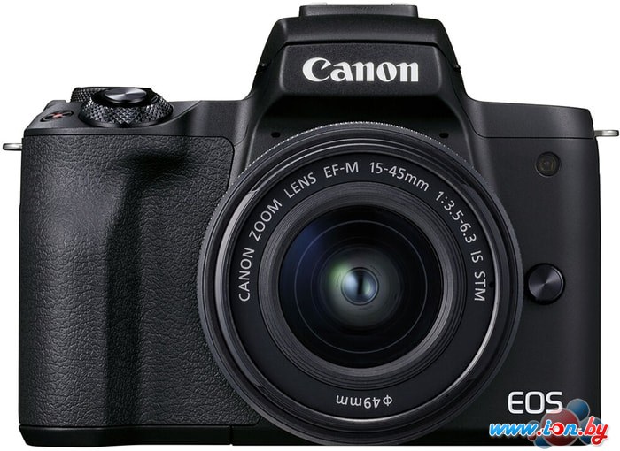 Беззеркальный фотоаппарат Canon EOS M50 Mark II Kit EF-M 15-45mm f/3.5-6.3 IS STM (черный) в Гомеле