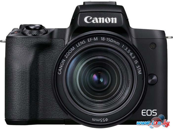 Беззеркальный фотоаппарат Canon EOS M50 Mark II Kit EF-M 18-150mm f/3.5-6.3 IS STM (черный) в Могилёве