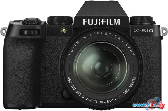 Беззеркальный фотоаппарат Fujifilm X-S10 Kit 18-55mm (черный) в Гомеле