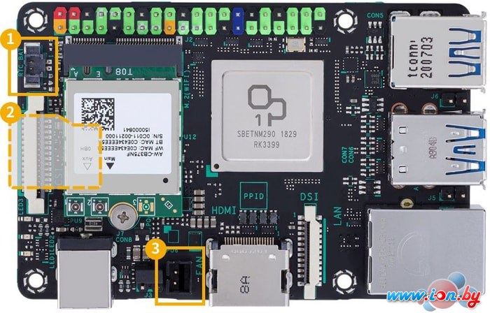Одноплатный компьютер ASUS Tinker Board 2S 2GB в Могилёве