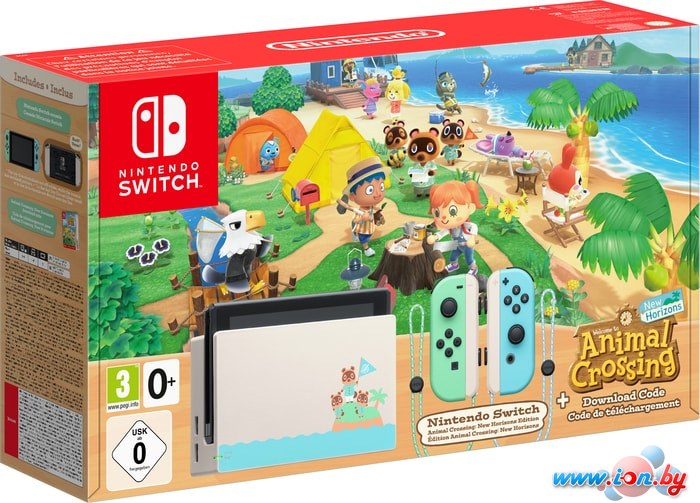 Игровая приставка Nintendo Switch 2019 Animal Crossing: New Horizons Edition в Гомеле