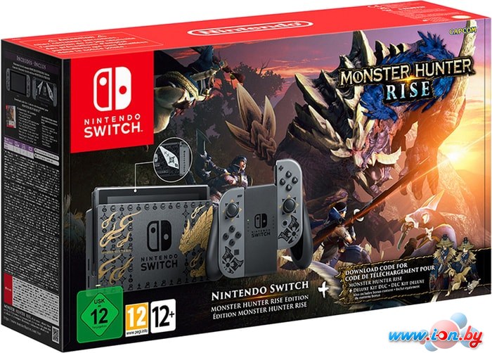 Игровая приставка Nintendo Switch Monster Hunter Rise Edition в Гомеле