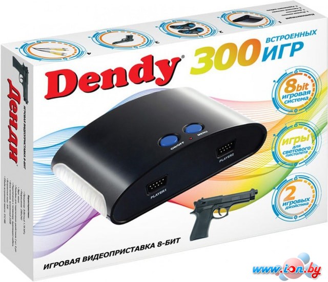 Игровая приставка Dendy Drive (300 игр + световой пистолет) в Витебске