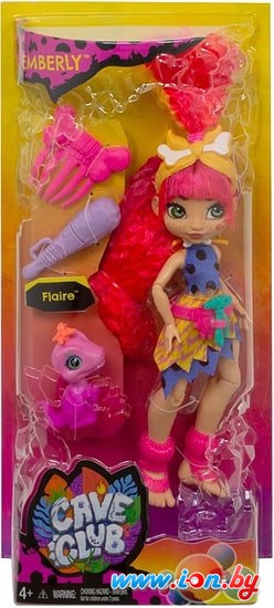 Кукла Cave Club Emberly Prehistoric Fashion Doll with Dinosaur Pet GNL83 в Могилёве