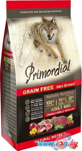 Сухой корм для собак Primordial GF Dog Mini Adult Boar & Lamb 6 кг в Могилёве