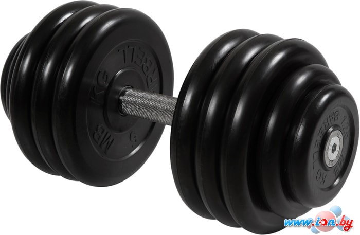 Гантели MB Barbell Профи 38.5 кг (вращающаяся ручка) в Бресте