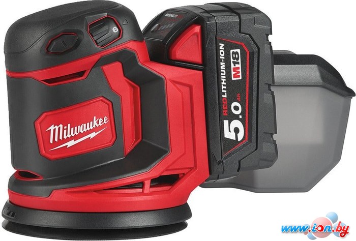 Эксцентриковая шлифмашина Milwaukee M18 BOS125-502B 4933464229 (с 2-мя АКБ, сумка) в Минске