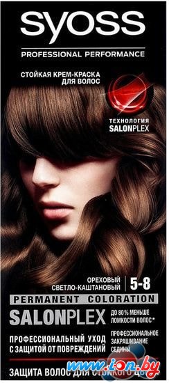 Крем-краска для волос Syoss Salonplex Permanent Coloration 5-8 ореховый светло-каштановый в Могилёве