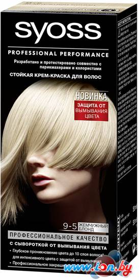 Крем-краска для волос Syoss Salonplex Permanent Coloration 9-5 жемчужный блонд в Гомеле