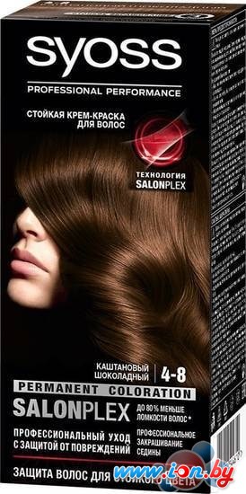 Крем-краска для волос Syoss Salonplex Permanent Coloration 4-8 каштановый шоколадный в Могилёве