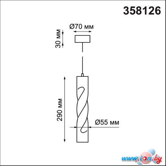 Подвесная люстра Novotech Arte 358126 в Гродно