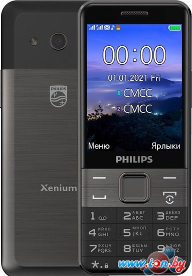 Мобильный телефон Philips Xenium E590 (черный) в Минске