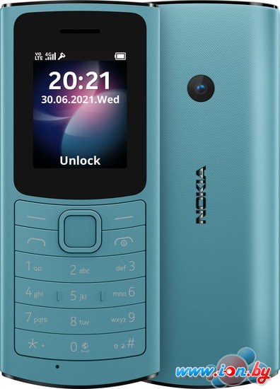 Мобильный телефон Nokia 110 4G Dual SIM (бирюзовый) в Минске