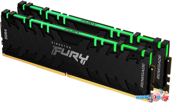 Оперативная память Kingston FURY Renegade RGB 2x8GB DDR4 PC4-28800 KF436C16RBAK2/16 в Минске