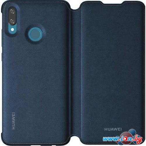 Чехол для телефона Huawei Flip Cover для Huawei Y7 2019 (синий) в Могилёве