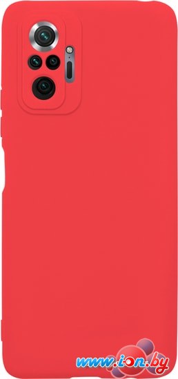 Чехол для телефона Volare Rosso Jam для Xiaomi Redmi Note 10 Pro/ Note 10 Pro Max (красный) в Минске