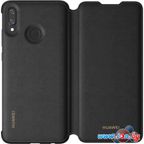 Чехол для телефона Huawei Flip Cover для Huawei Y7 2019 (чёрный) в Могилёве