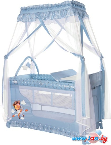 Манеж-кровать Lorelli Magic Sleep (blue) в Гомеле