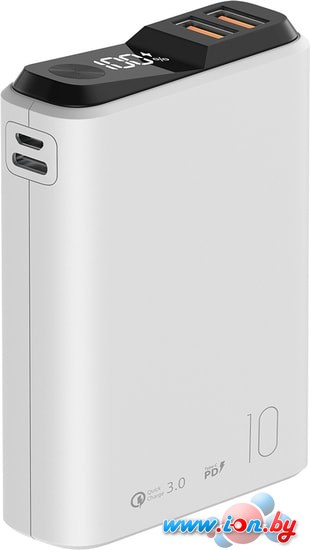 Портативное зарядное устройство Olmio QS-10 10000mAh (белый) в Могилёве