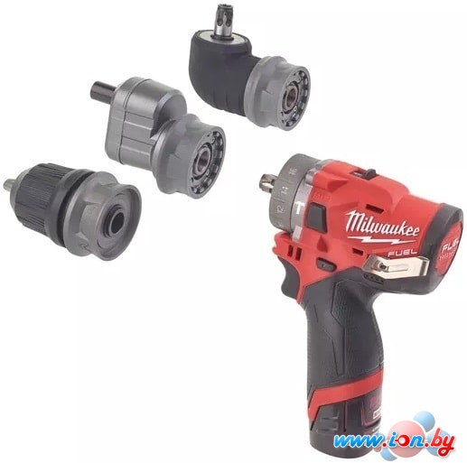 Ударная дрель-шуруповерт Milwaukee M12 FPDXKIT-202X 4933464138 (с 2-мя АКБ, кейс) в Могилёве