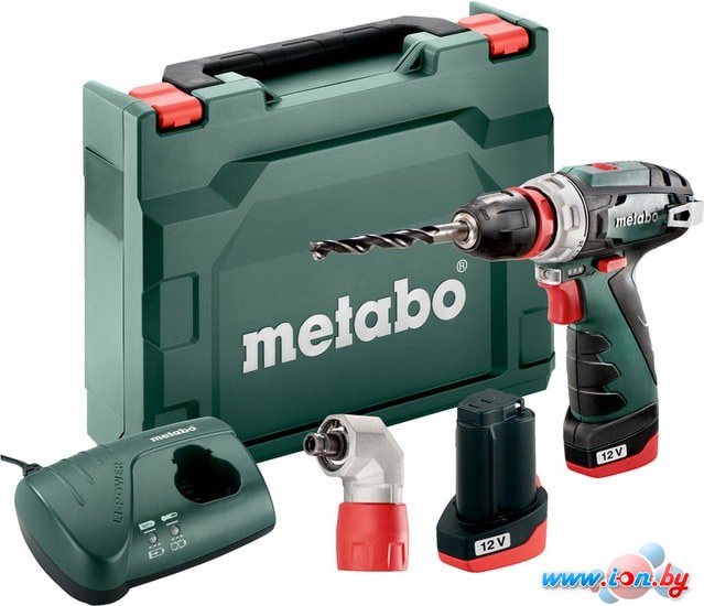 Дрель-шуруповерт Metabo PowerMaxx BS Quick Basic 600156950 (с 2-мя АКБ, кейс, 2 патрона) в Могилёве