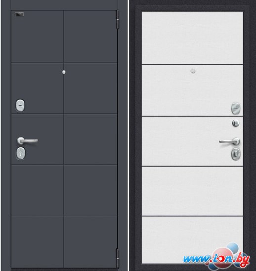 Металлическая дверь elPorta Porta S 10.П50 (Graphite Pro/Virgin) в Витебске