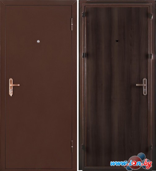 Металлическая дверь elPorta Ультра Лайт 205x85 (антик медь/венге, левый) в Могилёве