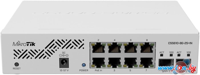 Коммутатор Mikrotik CSS610-8G-2S+IN в Могилёве