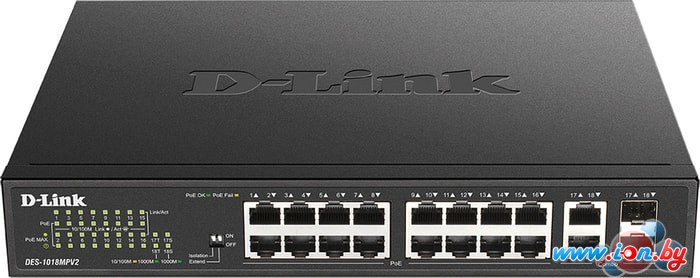 Неуправляемый коммутатор D-Link DES-1018MPV2/A1A в Могилёве