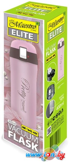 Термокружка Maestro MR-1643-40C 0.4л (розовый) в Могилёве