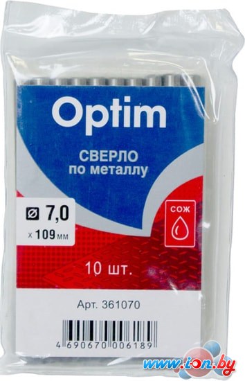 Набор оснастки Optim 361070 (10 предметов) в Минске