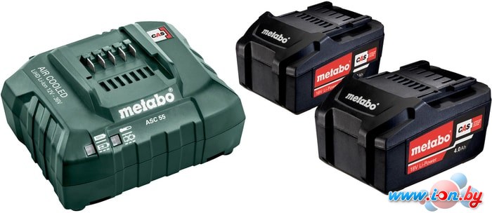 Аккумулятор с зарядным устройством Metabo 685050000 (18В/4 Ah + 12-36В) в Витебске