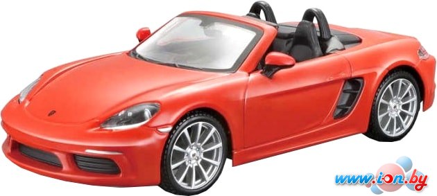 Игрушечный транспорт Bburago Porsche 718 Boxster 18-21087 (оранжевый) в Бресте