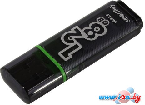 USB Flash SmartBuy Glossy 128GB (черный) в Могилёве