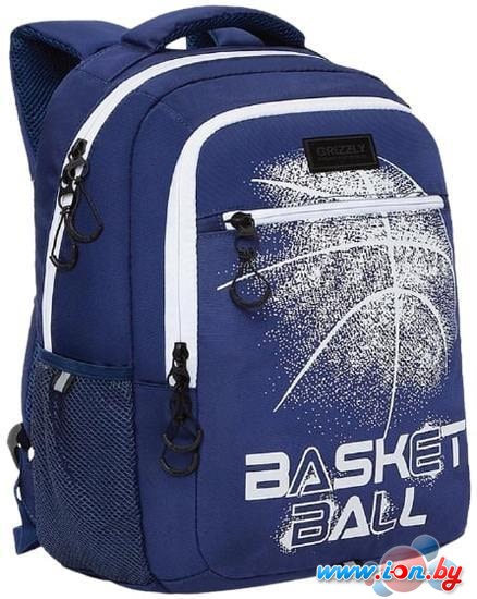 Рюкзак Grizzly RU-132-1/2 (синий/белый) в Могилёве