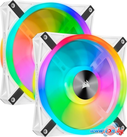 Набор вентиляторов Corsair iCUE QL140 RGB White Dual Pack CO-9050106-WW в Могилёве