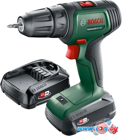 Дрель-шуруповерт Bosch UniversalDrill 18V 06039D4005 (с 1-м АКБ, кейс) в Могилёве