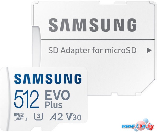 Карта памяти Samsung EVO Plus 2021 microSDXC 512GB (с адаптером) в Гомеле