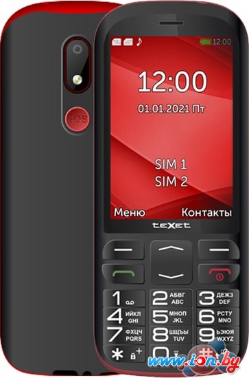 Мобильный телефон TeXet TM-B409 (черный/красный) в Бресте