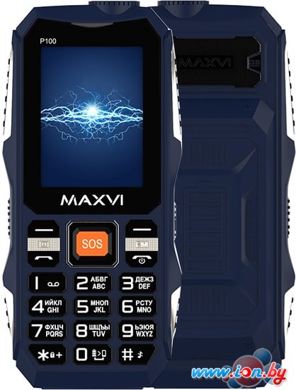 Мобильный телефон Maxvi P100 (синий) в Бресте