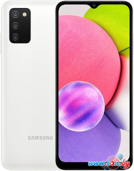 Смартфон Samsung Galaxy A03s SM-A037F 4GB/64GB (белый) в Могилёве