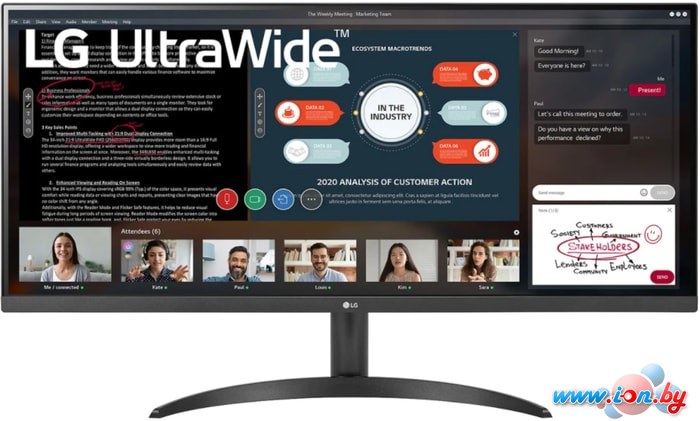 Монитор LG UltraWide 34WP500-B в Могилёве