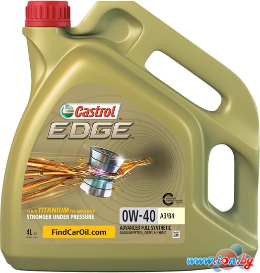 Моторное масло Castrol EDGE 0W-40 4л в Могилёве