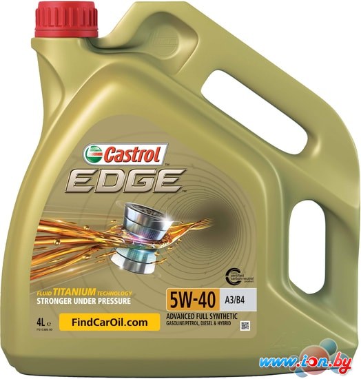 Моторное масло Castrol EDGE 5W-40 A3/B4 4л в Могилёве
