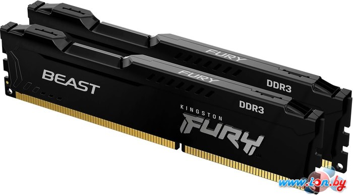 Оперативная память Kingston FURY Beast 2x4GB DDR3 PC3-14900 KF318C10BBK2/8 в Бресте