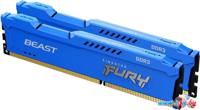 Оперативная память Kingston FURY Beast 2x8GB DDR3 PC3-12800 KF316C10BK2/16 в Гродно